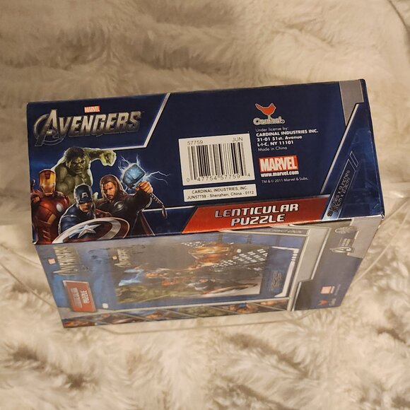 Marvel Avengers 100-Pc Lenticular 3D Poster Puzzle (12"x9") – Cardinal - Picture 5 of 6